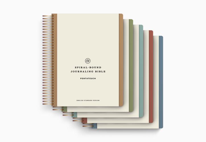 ESV Spiral-Bound Journaling Bible, Five-Volume Set