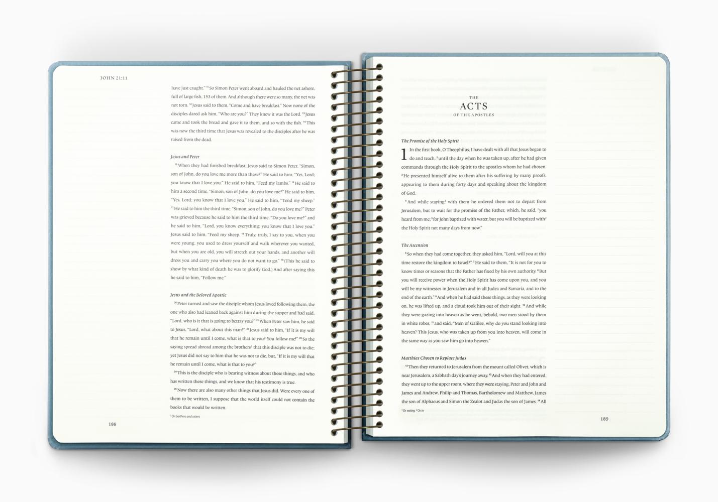 ESV Spiral-Bound Journaling Bible, New Testament