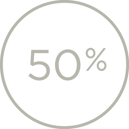 50% off